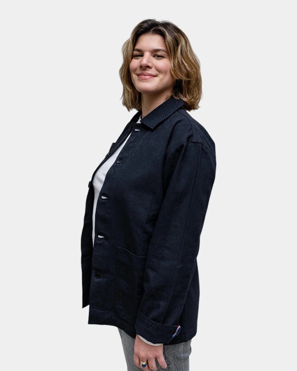 Sovracamicia in tela unisex da personalizzare - 1